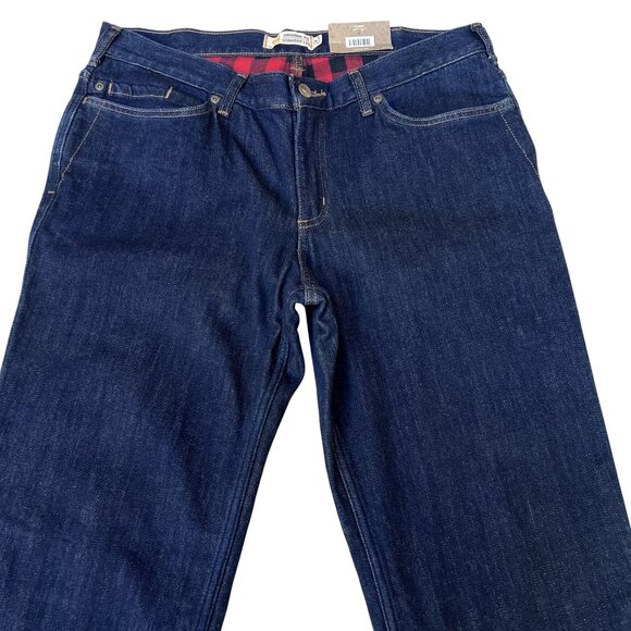 Carhartt NWT Womens14 Straight Leg Blaine Flannel Lined Jean Rugged Flex Capsule - Picture 4 of 16